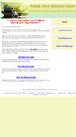Mobile Screenshot of mole-wart-removal-guide.com
